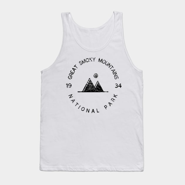 Great Smoky Mountains National Park USA Adventure Tank Top by Cascadia by Nature Magick